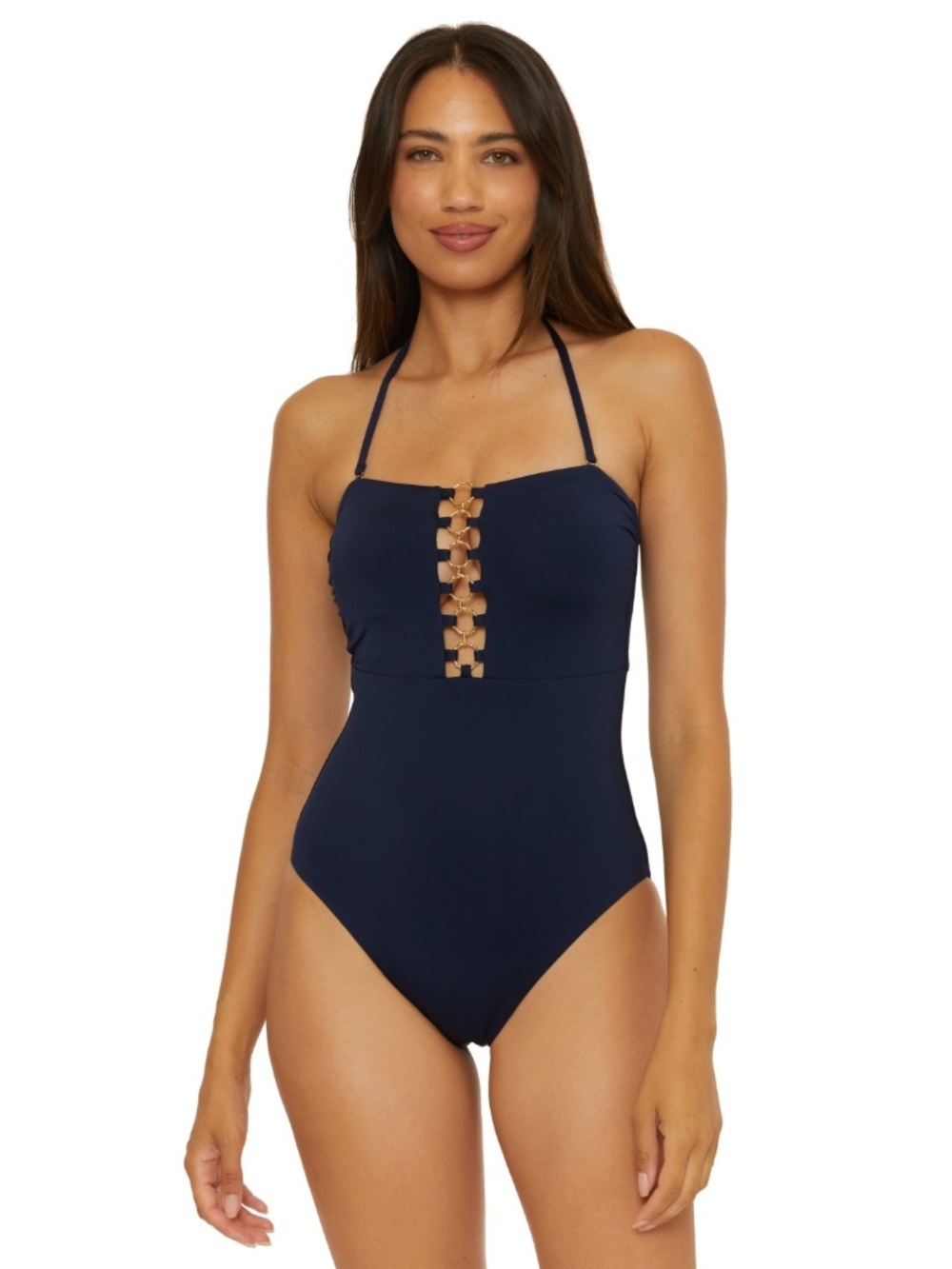 Trina Turk Women's Monaco One-Piece Swimsuit - Ink - Picture 3 of 3